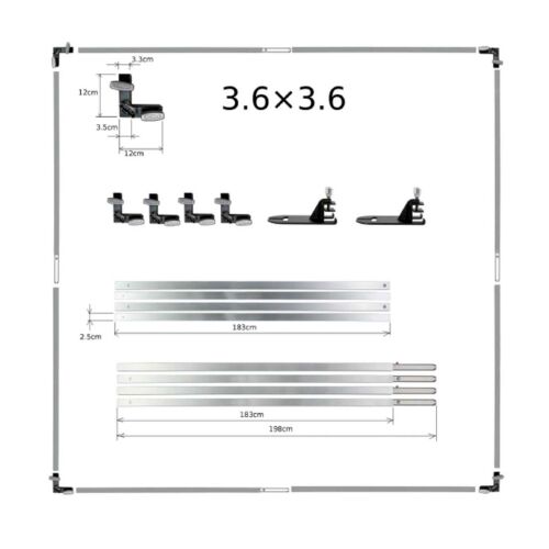 Matthews フレーム (角) 3.6×3.6m