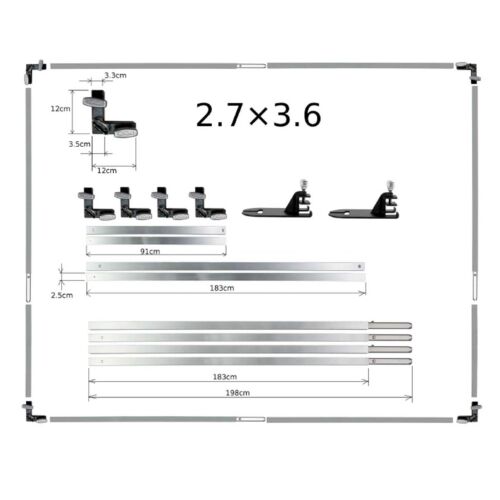 Matthews フレーム (角)2.7×3.6m