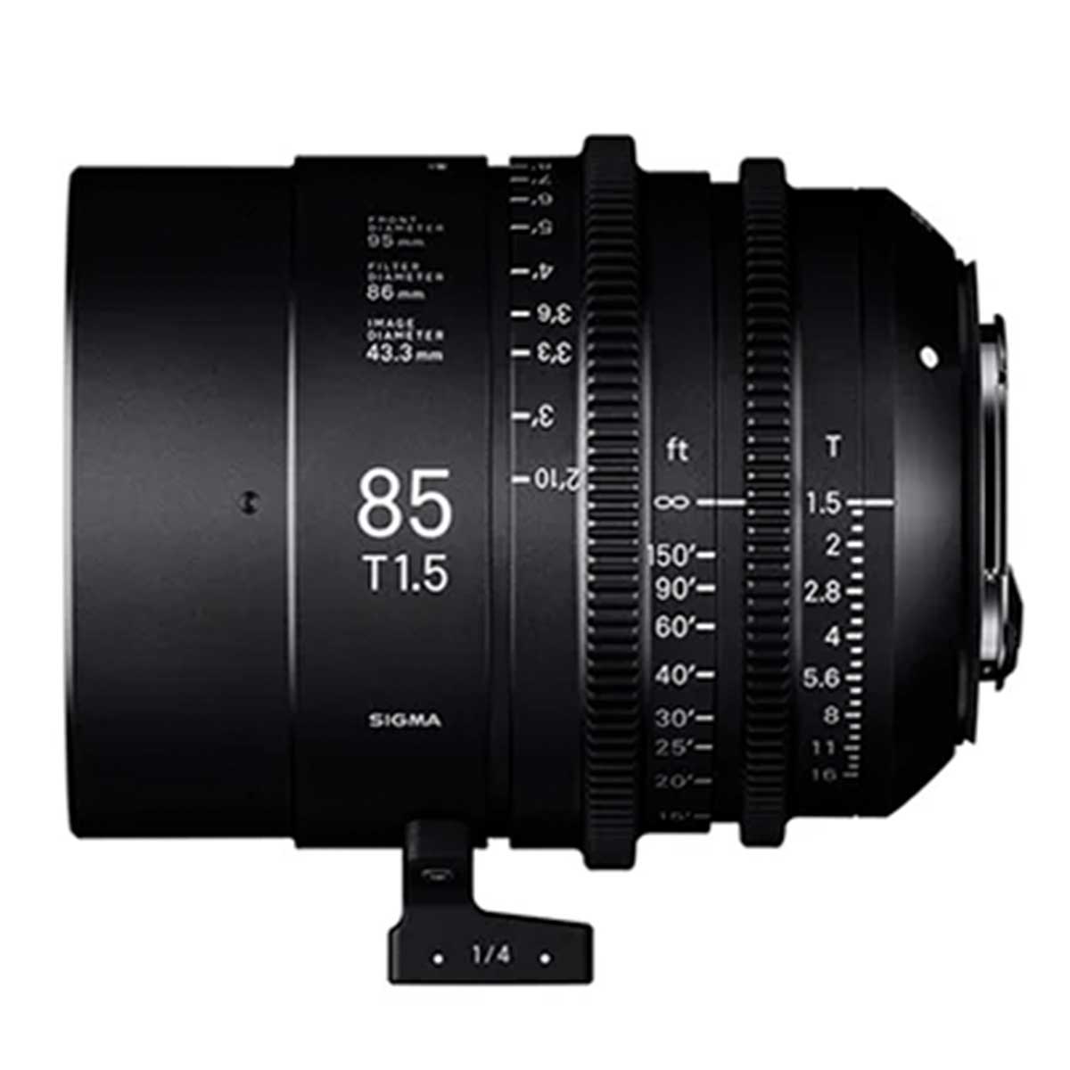 SIGMA 85mm T1.5 FF High Speed Prime (PL/EF) SIGMA 85mm T1.5 FF High Speed Prime (EF)