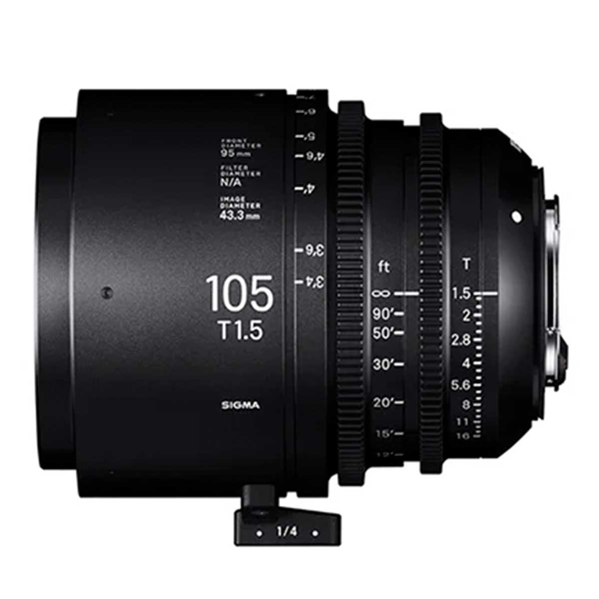 SIGMA 105mm T1.5 FF High Speed Prime (PL/EF) SIGMA 105mm T1.5 FF High Speed Prime (EF)