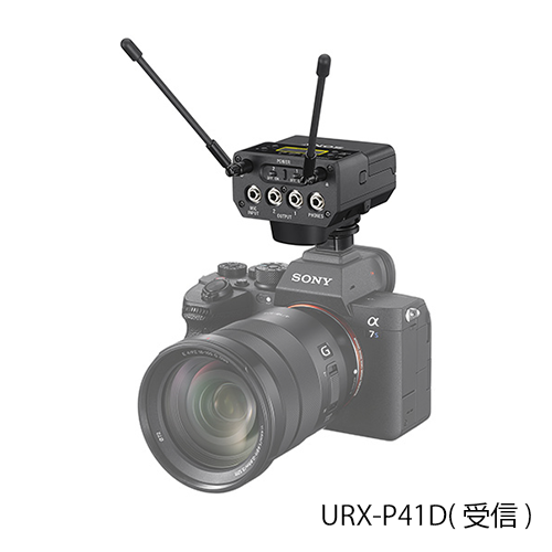 SONY ワイヤレスピンマイク URX-P41D + UTX-B40×2（SMAD-P5付属 ...