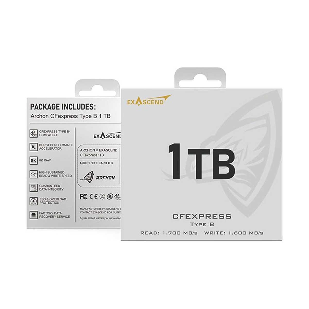 EXASCEND Archon CFexpressTypeBカード 1TB EXASCEND Archon CFexpressTypeBカード 1TB