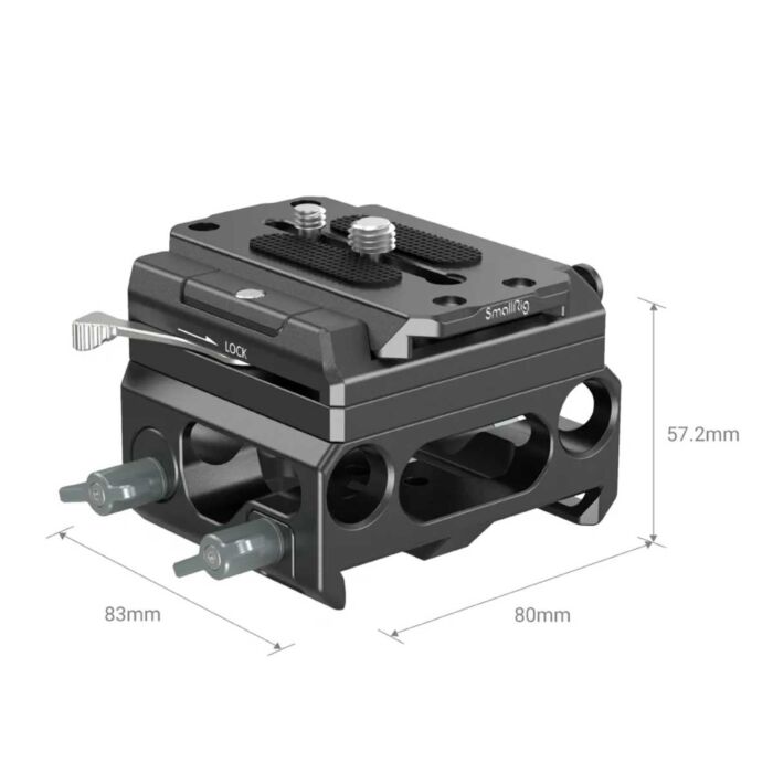 Small Rig Lightweight Baseplate with 15mm Rod Cramp (3067)