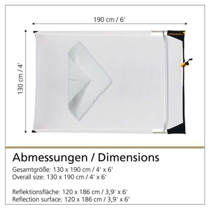 SUNBOUNCE サンスワッタープロ 130×190cm スターターキット