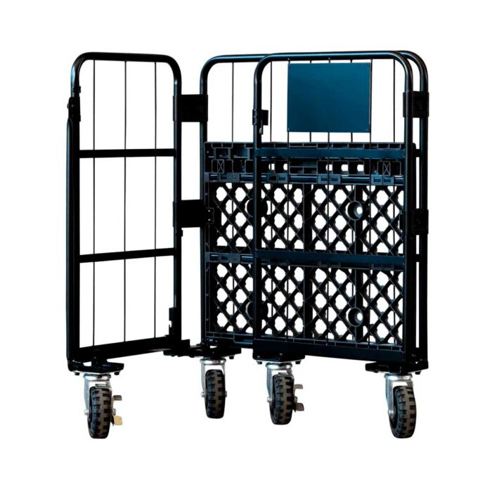 カゴ台車 (パタメル) KDGO-1042 *タフキャスター仕様 - LIGHT UP RENTAL