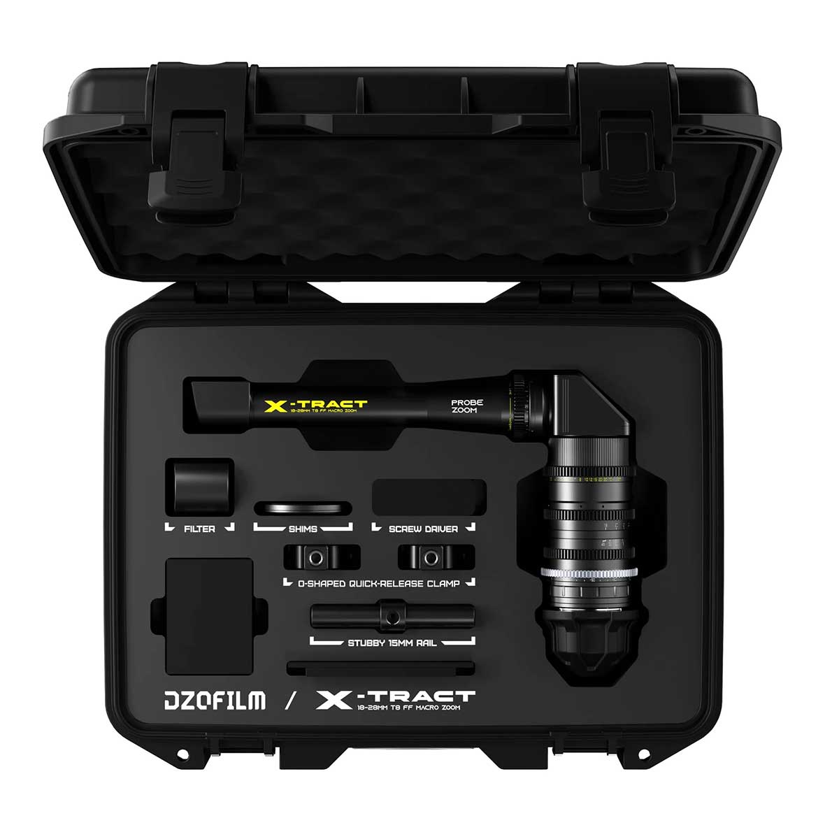 DZOFILM X-Tract Probe Zoom 18-28mm T8 360°仕様 (PL) DZOFILM X-Tract Probe Zoom 18-28mm T8 360°仕様 (PL)