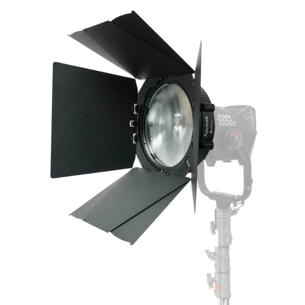 Aputure CF12フレネル + バーンドア (STORM 1200x/1000c用) - LIGHT UP RENTAL