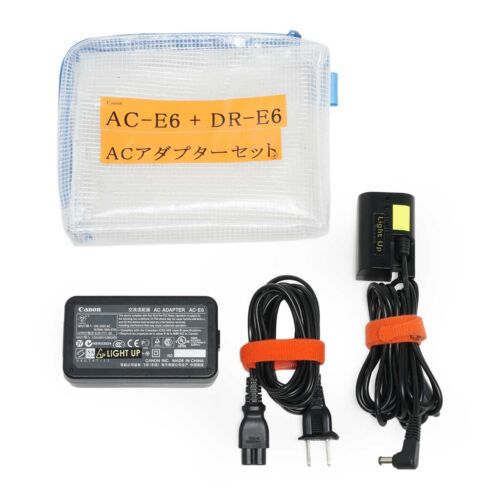 Canon AC-E6 + DR-E6 ACアダプターセット