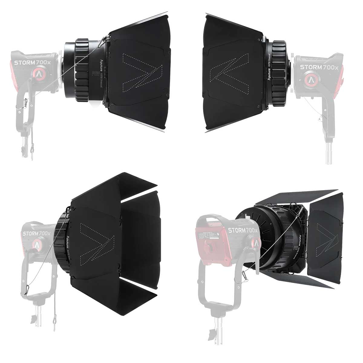 Aputure CF10フレネル + バーンドア (STORM 700x用) Aputure CF10フレネル + バーンドア