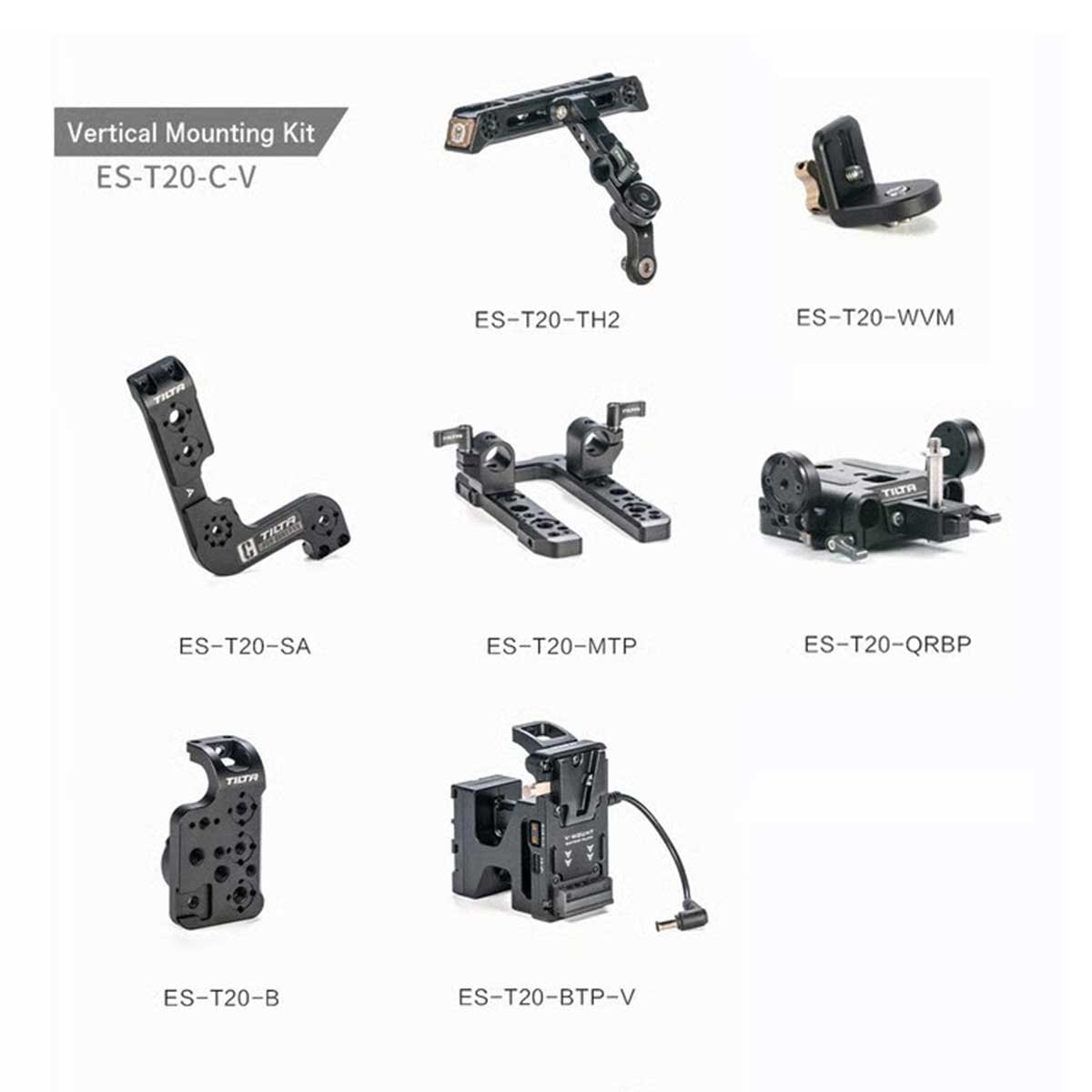 TILTA Camera Cage for Sony FX6 Vertical Mounting Kit TILTA Camera Cage for Sony FX6 Vertical Mounting Kit